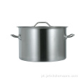 Indução Três camadas Stockpot de cozinha em aço inoxidável